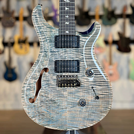 PRS Custom 24 Semi-Hollow "Artist Top" Sprayer's Choice | Glacier Mist/Trans Blue Sparkle