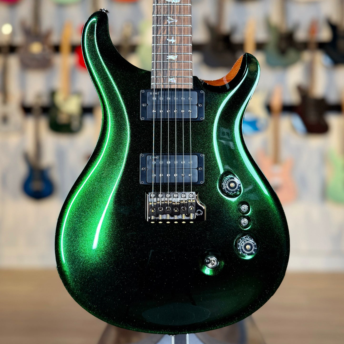 PRS Custom 24-08 Sprayer's Choice Wood Library | British Racing Green Metallic