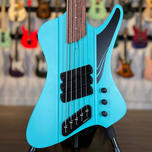 Dingwall Guitars D-Roc Standard 5 String | Matte Celestial Blue