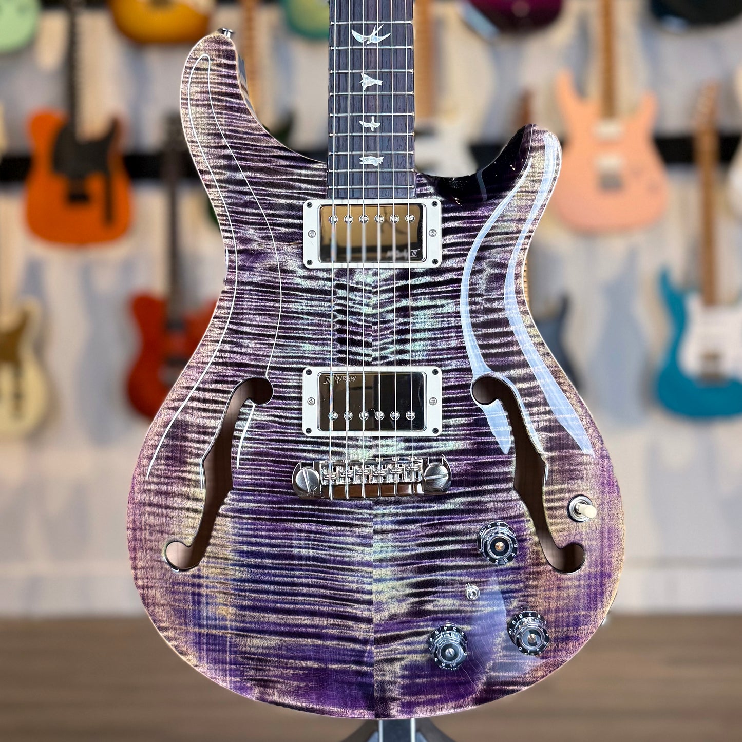 PRS Hollowbody II Piezo Sprayer's Choice | Aurora Borealis/Holoflake Sparkle