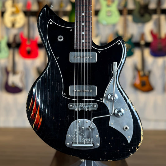 Novo Guitars Serus J NAMM 2026 Dealer Limited Edition | Bull Black over '64 3-Tone Burst