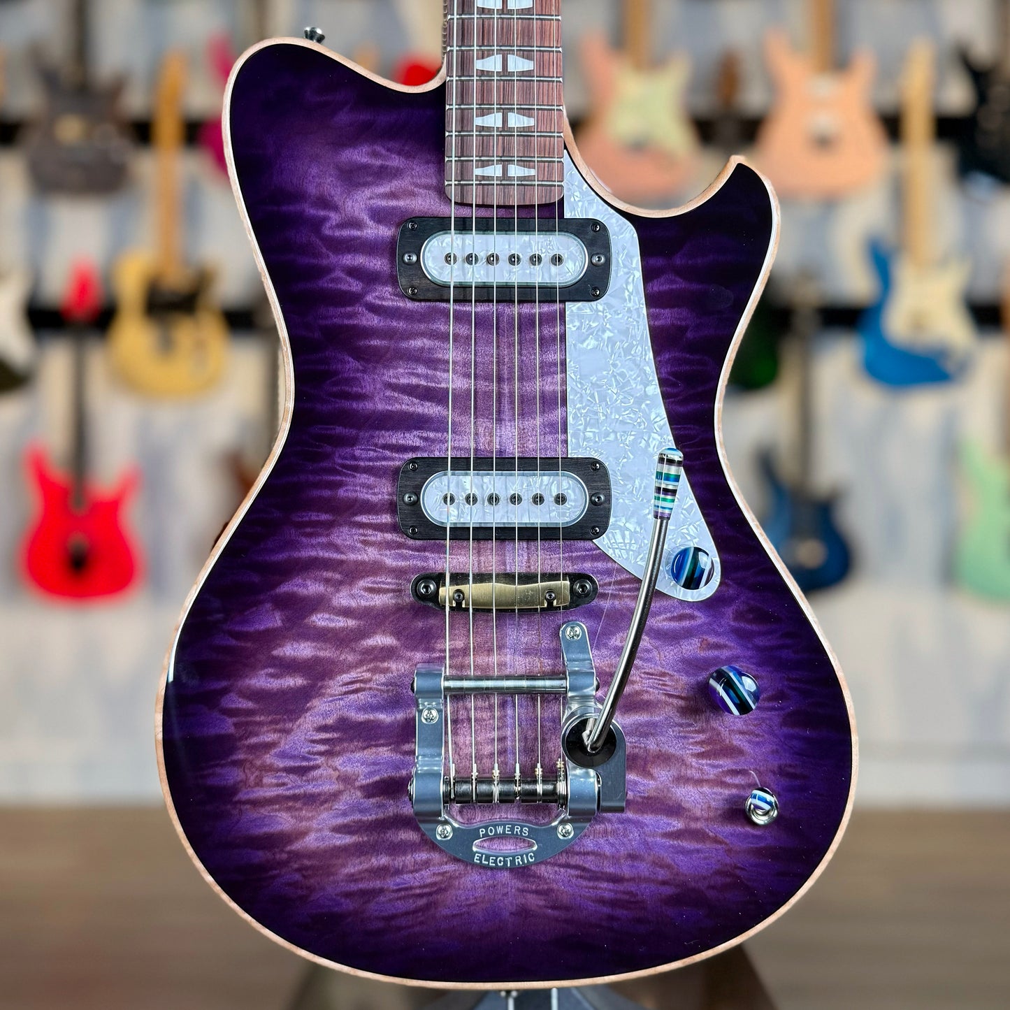 Powers Electric A-Type Select Maple | Ube Burst Quilt