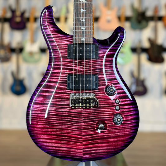 PRS Custom 24-08 DMO Limited Sprayer's Choice Wood Library | Magenta Purple Burst