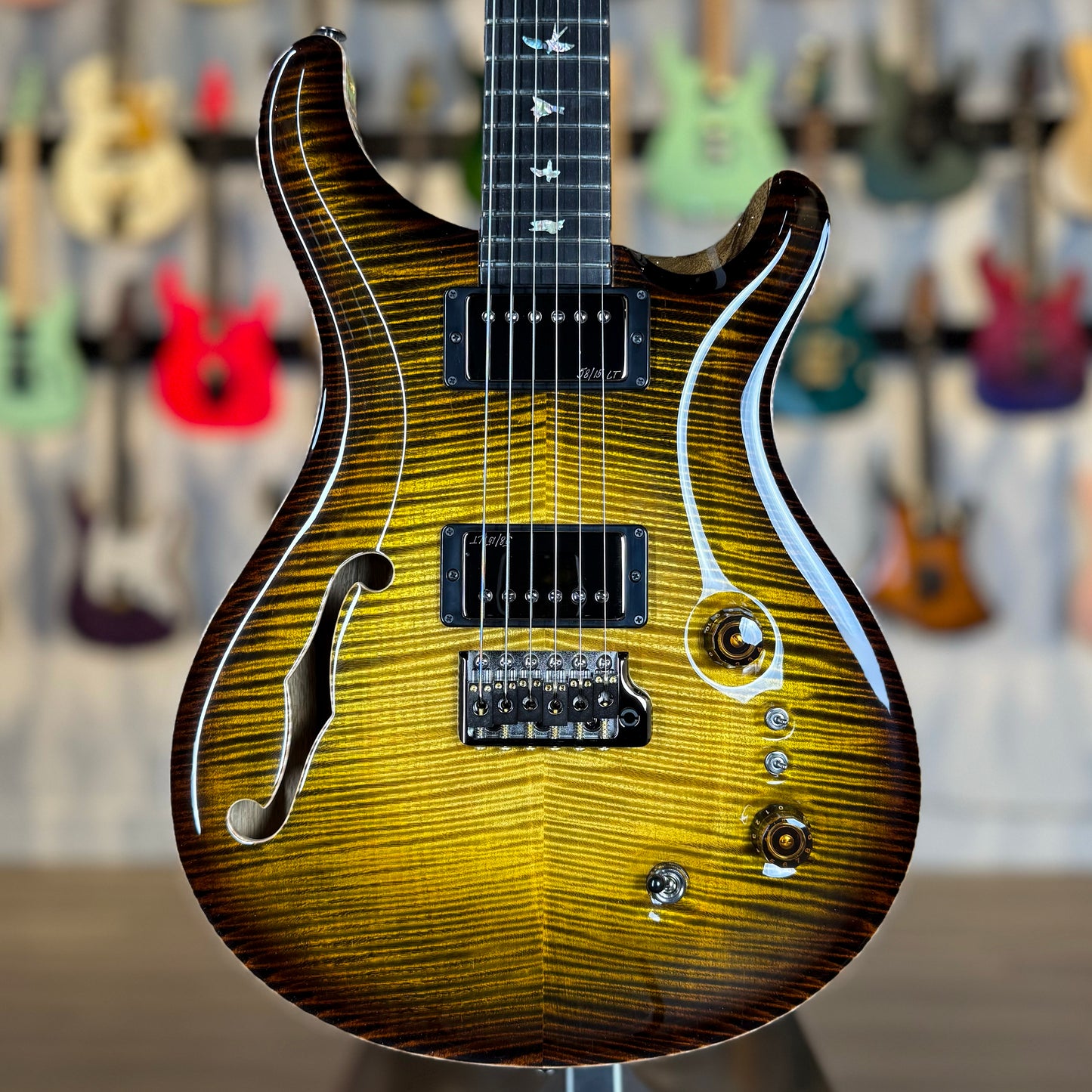 PRS Private Stock McCarty Semi-Hollow | Tiger Eye Glow