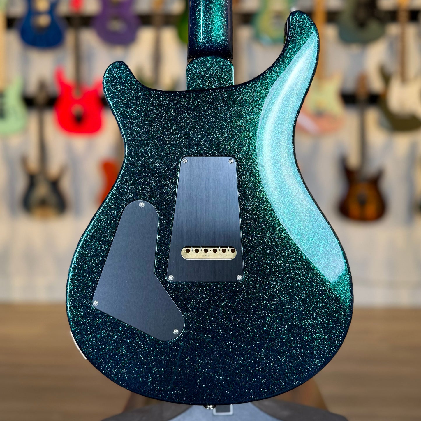 PRS Custom 24-08 Sprayer's Choice | Green to Blue Colorshift Sparkle