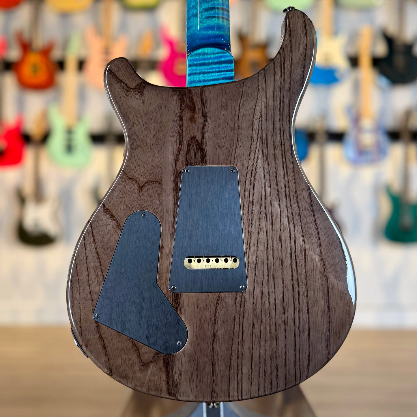 PRS Special 22 Semi-Hollow "10 Top" Sprayer's Choice Wood Library | Trans Blue/Green