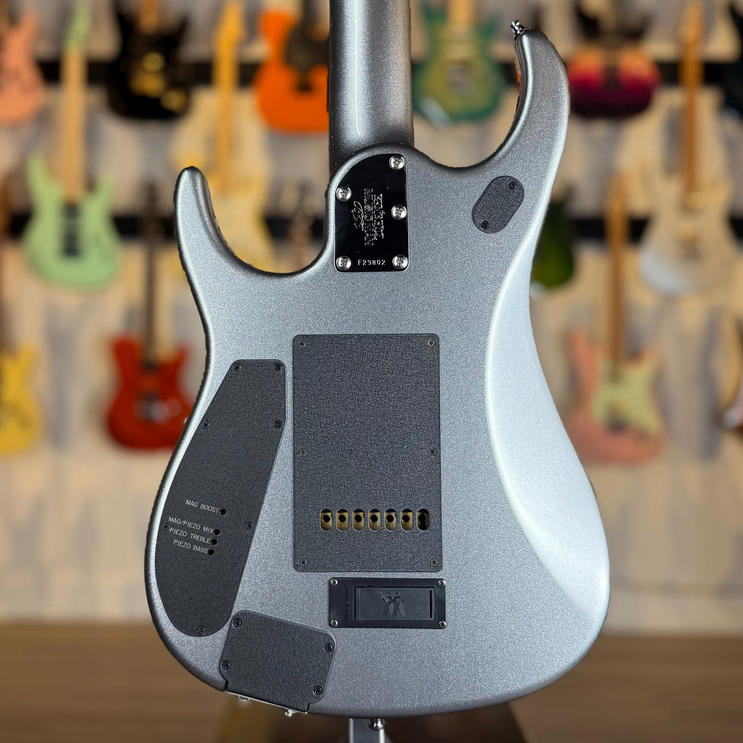 Ernie Ball Music Man JP13 7 String BFR (Ball Family Reserve) | Platinum Silver (Pre-Owned)