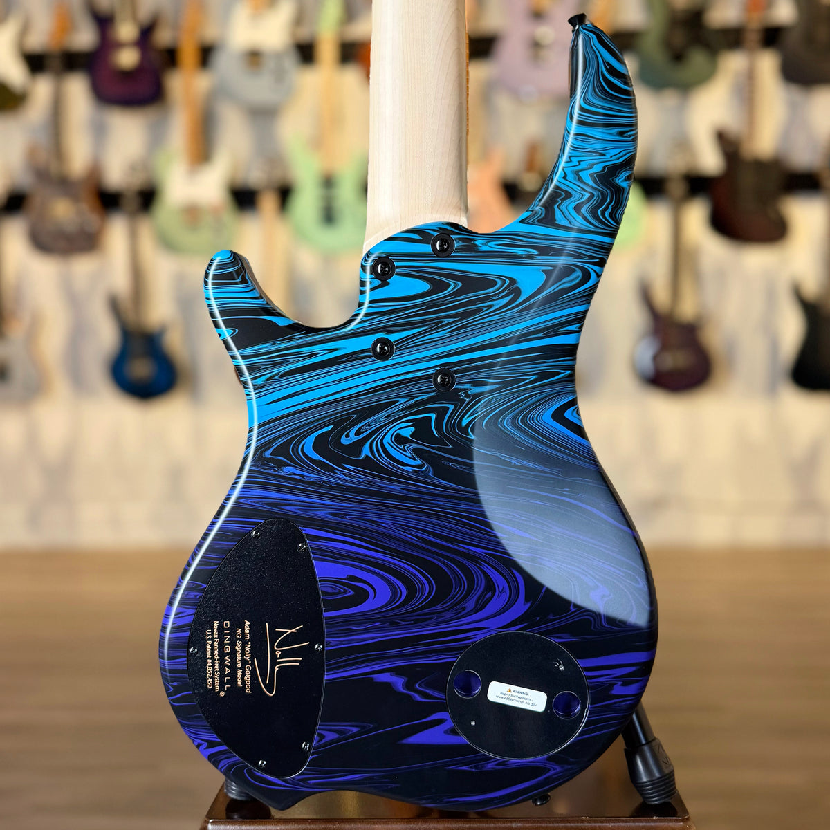 Dingwall Guitars Adam "Nolly" Getgood NG Signature 5 String Limited Edition | Purple-to-Blue Fade Swirl (1 of 100)