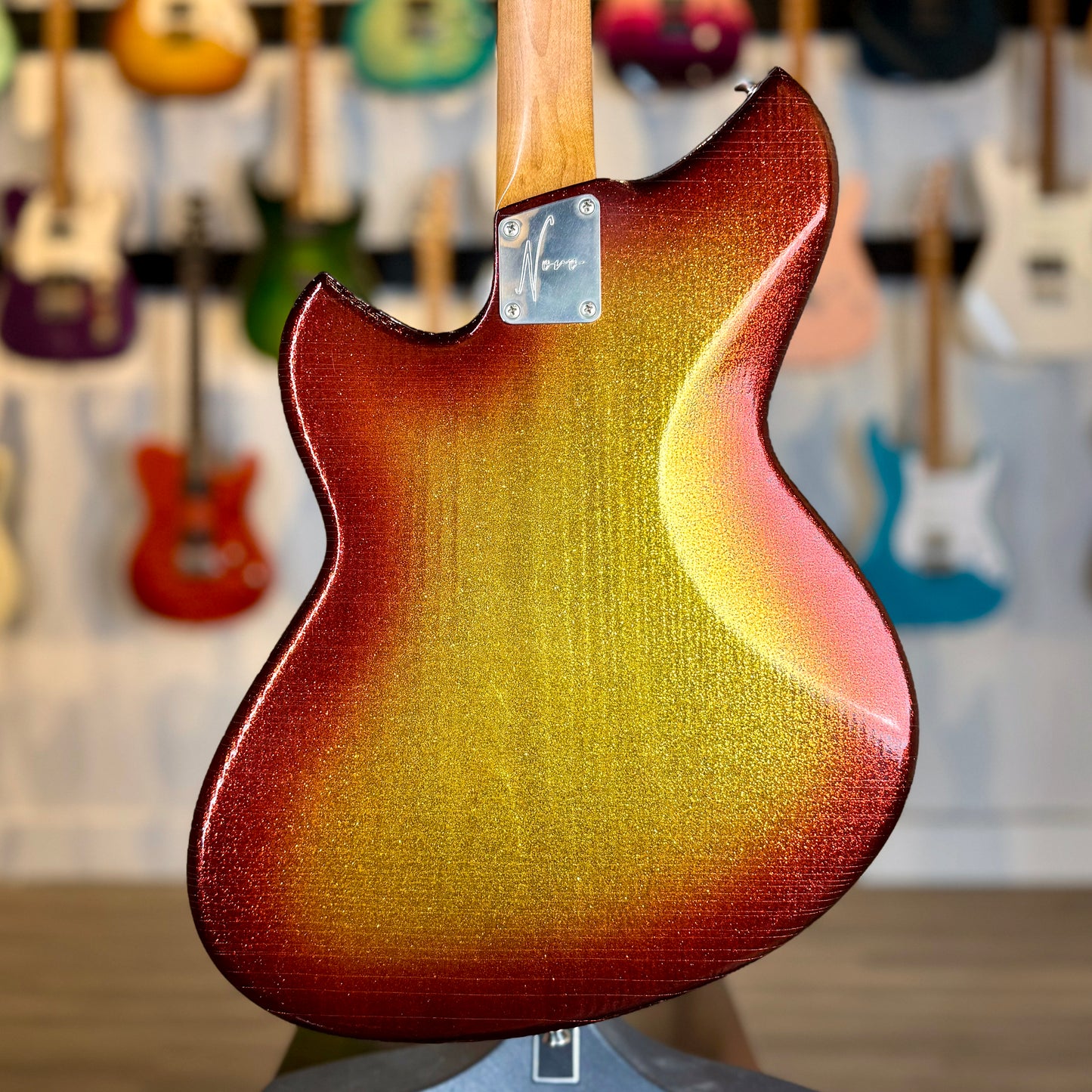 Novo Guitars Serus J Custom | Sienna Burst Sparkle
