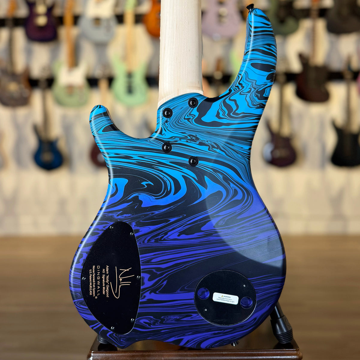 Dingwall Guitars Adam "Nolly" Getgood NG Signature 5 String Limited Edition | Purple-to-Blue Fade Swirl (1 of 100)