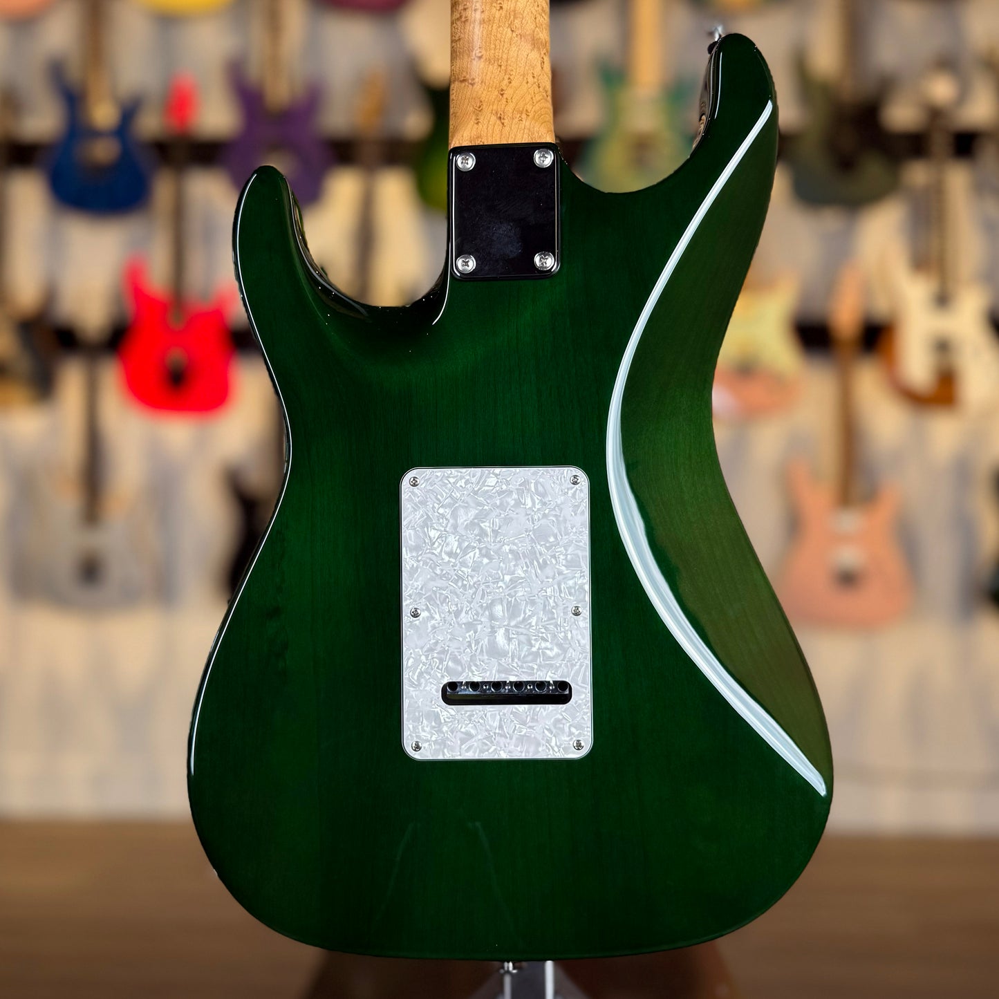 Suhr Standard Custom HSH | Faded Trans Green Burst