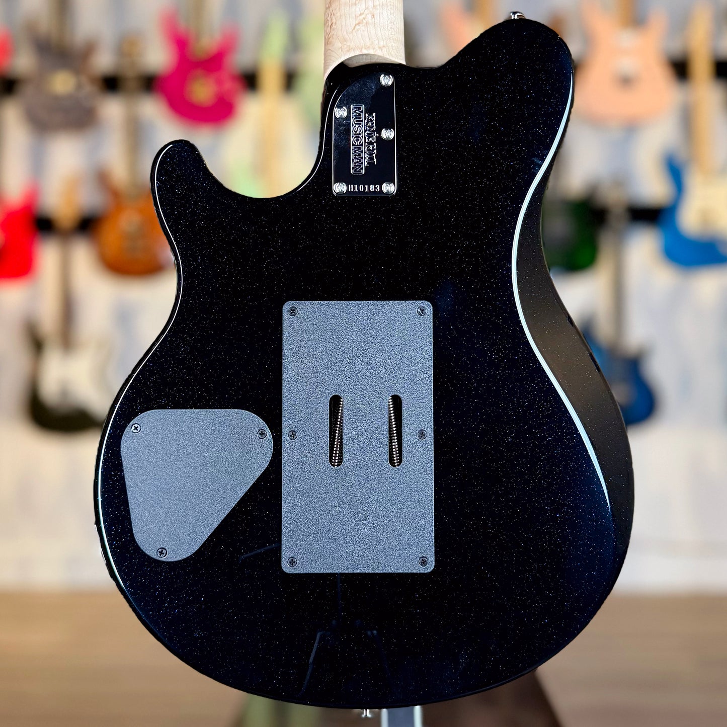 Ernie Ball Music Man 30th Anniversary Axis Limited Edition | Translucent Blue Quilt (#34 of 100)