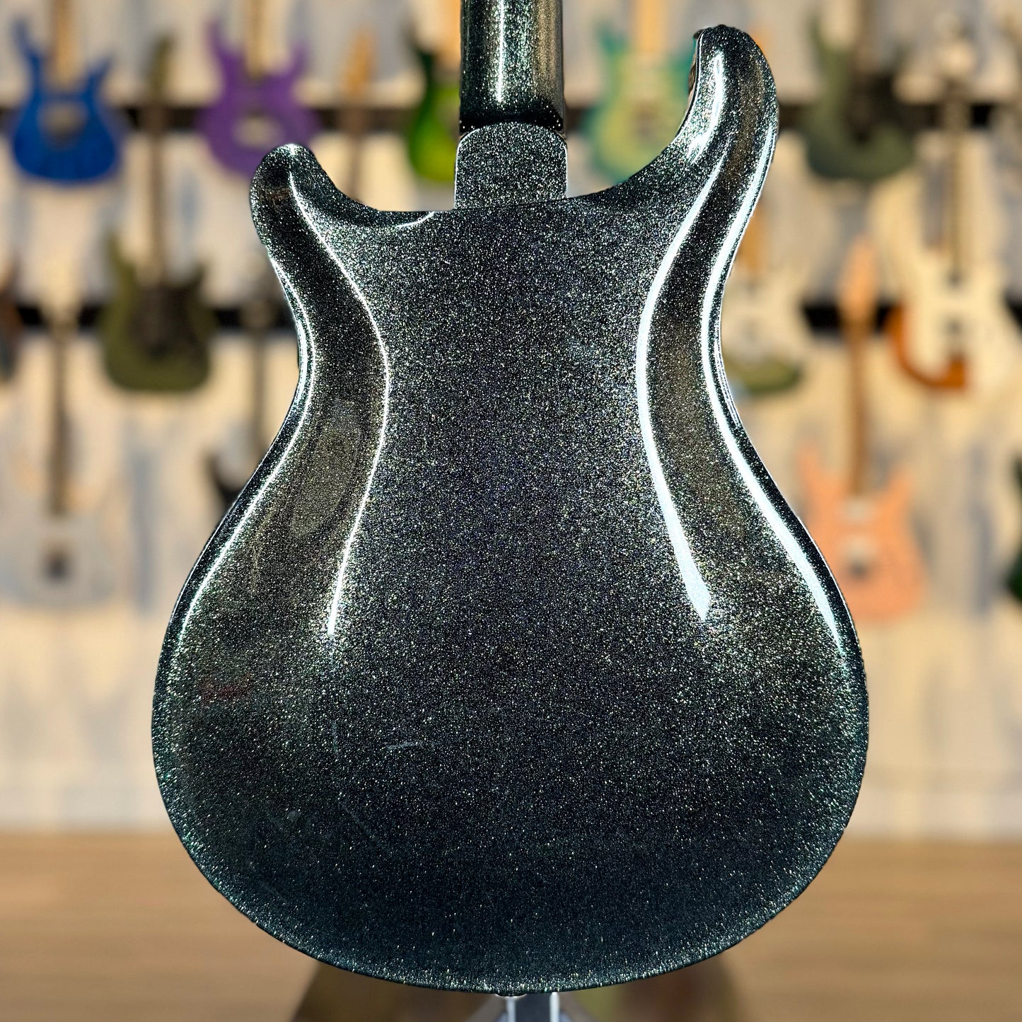 PRS McCarty 594 Hollowbody II Sprayer's Choice | Gold Green Sparkle