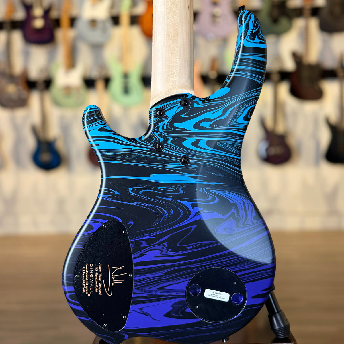 Dingwall Guitars Adam "Nolly" Getgood NG Signature 5 String Limited Edition | Purple-to-Blue Fade Swirl (1 of 100)