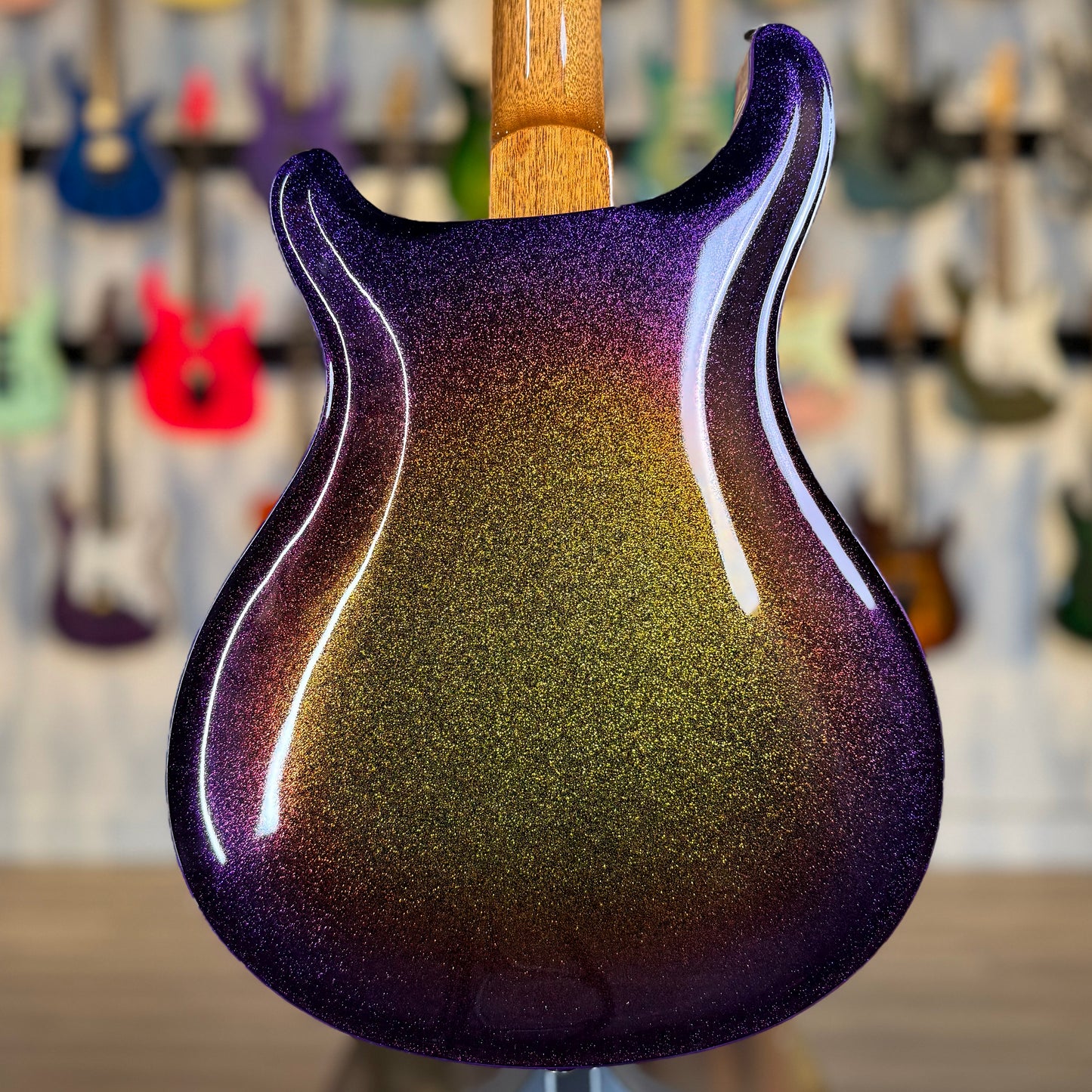 PRS McCarty 594 Hollowbody II Sprayer's Choice | Purple Gold Sunset Burst Sparkle