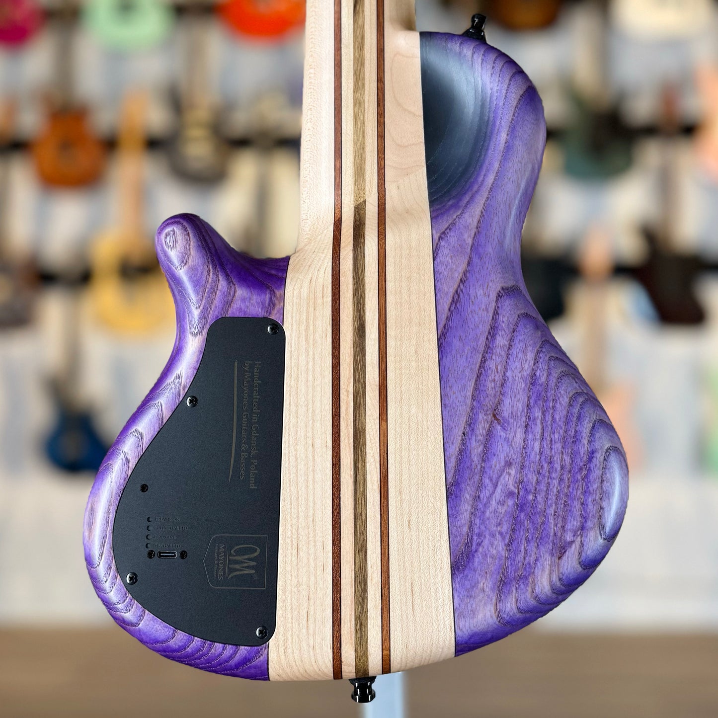 Mayones Cali 5 | Master Grade Magenta Burst Custom Color