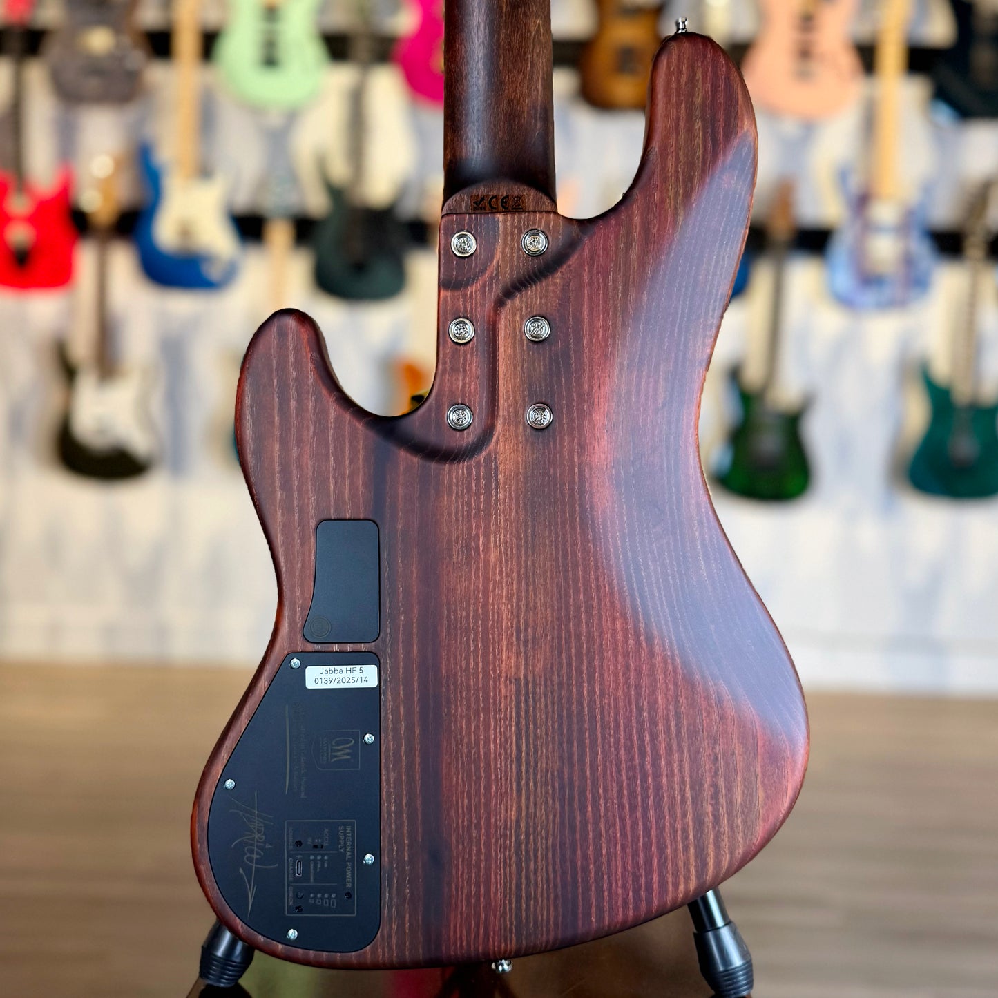 Mayones Jabba Custom HF 5 Hadrien Feraud Signature | Antique Brown Satin