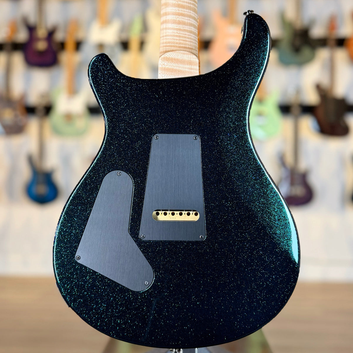 PRS Custom 24-08 DMO Limited Sprayer's Choice Wood Library | Deep Sea Blue Fade/Sparkle Back