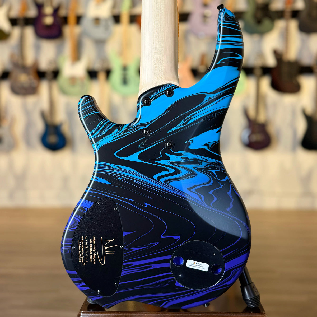 Dingwall Guitars Adam "Nolly" Getgood NG Signature 5 String Limited Edition | Purple-to-Blue Fade Swirl (1 of 100)