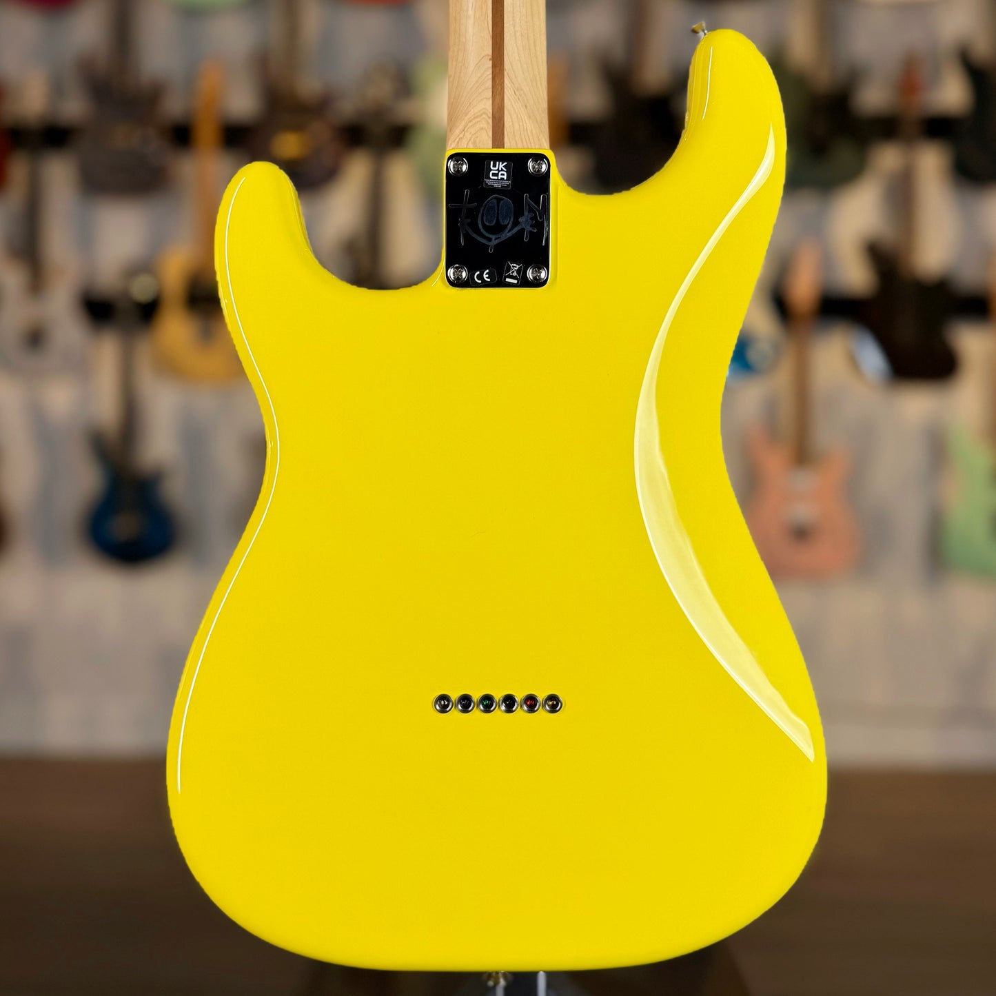 Fender Limited Edition Tom DeLonge Stratocaster | Graffiti Yellow