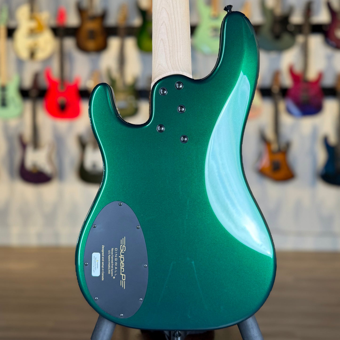 Dingwall Guitars SP1 5 String | Gloss Dark Candy Green
