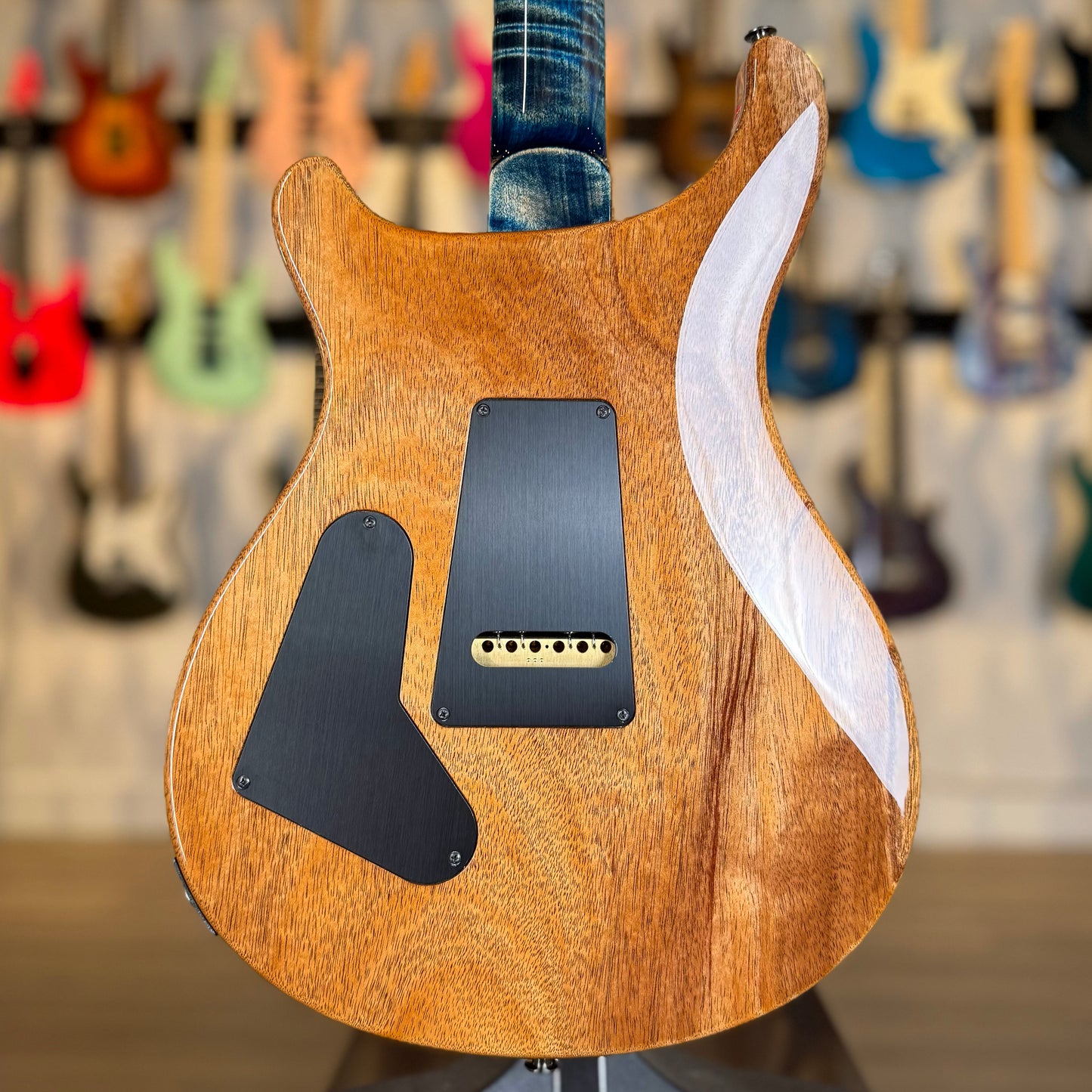 PRS Custom 24-08 "10 Top" Wood Library Limited Edition | Private Stock Indigo/Natural Back