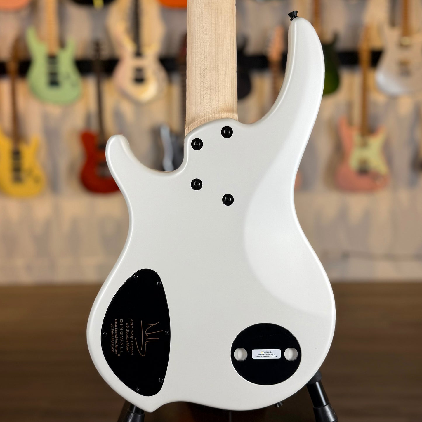 Dingwall Guitars Adam "Nolly" Getgood NG Signature 5 String | Matte Ducati White Pearl