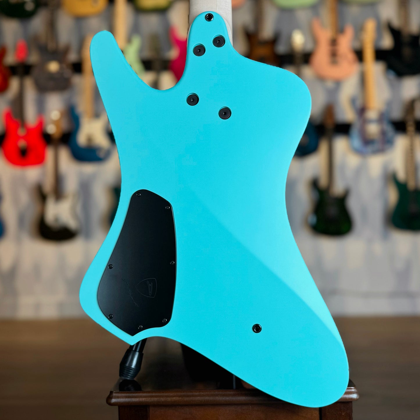 Dingwall Guitars D-Roc Custom 5 String | Pastel Blue/Pink to Orange Fade