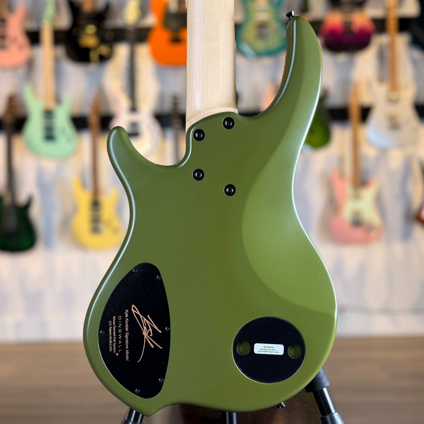 Dingwall Guitars Kyle Konkiel Signature Combustion Limited Edition 5 String | Matte Army Green