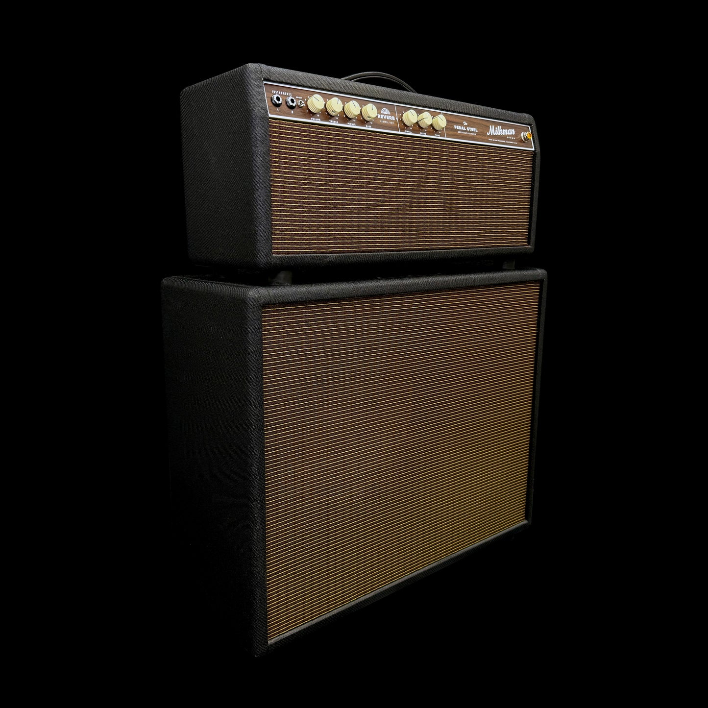 Milkman Sound 85W Pedal Steel Amplifier & Matching 2x12" Cabinet | Custom Shop Black Tweed