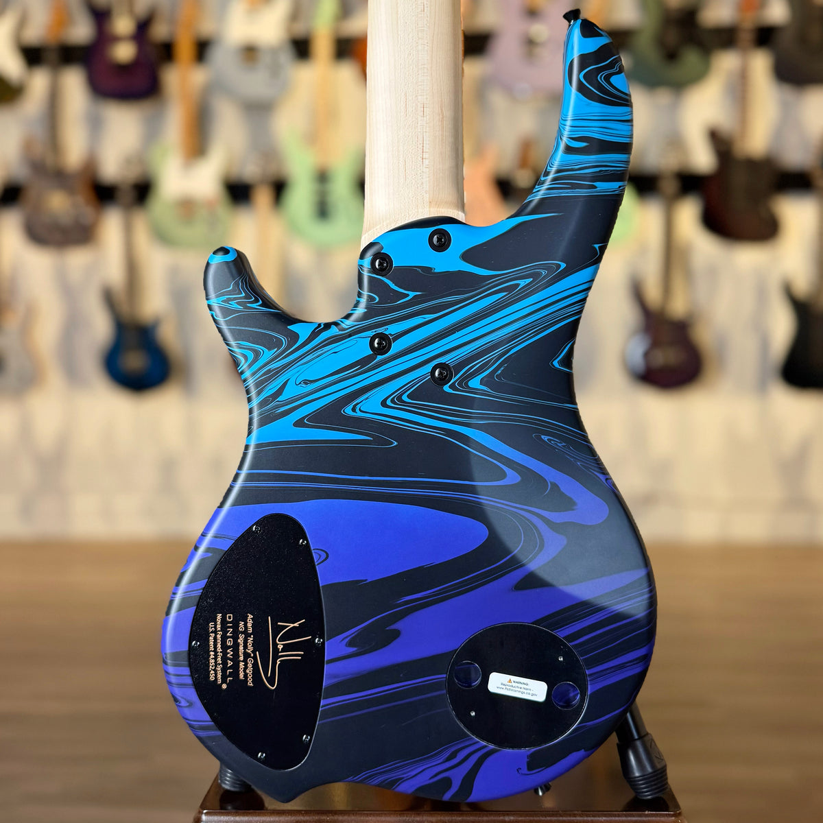 Dingwall Guitars Adam "Nolly" Getgood NG Signature 5 String Limited Edition | Purple-to-Blue Fade Swirl (1 of 100)