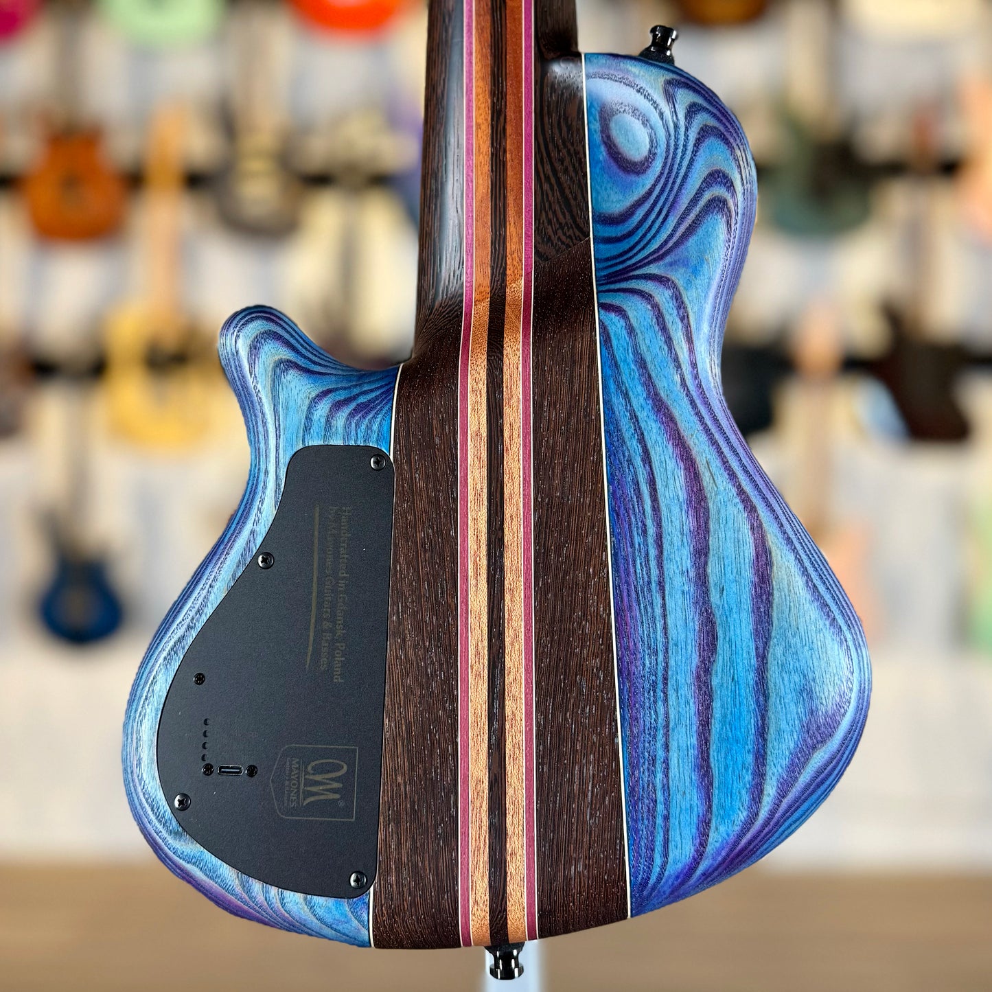 Mayones Cali 5 | Oil Spill Blue Custom Color
