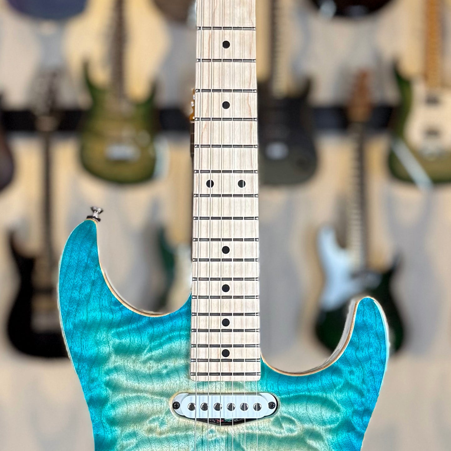 Tom Anderson Drop Top | Natural Bora Burst with Binding