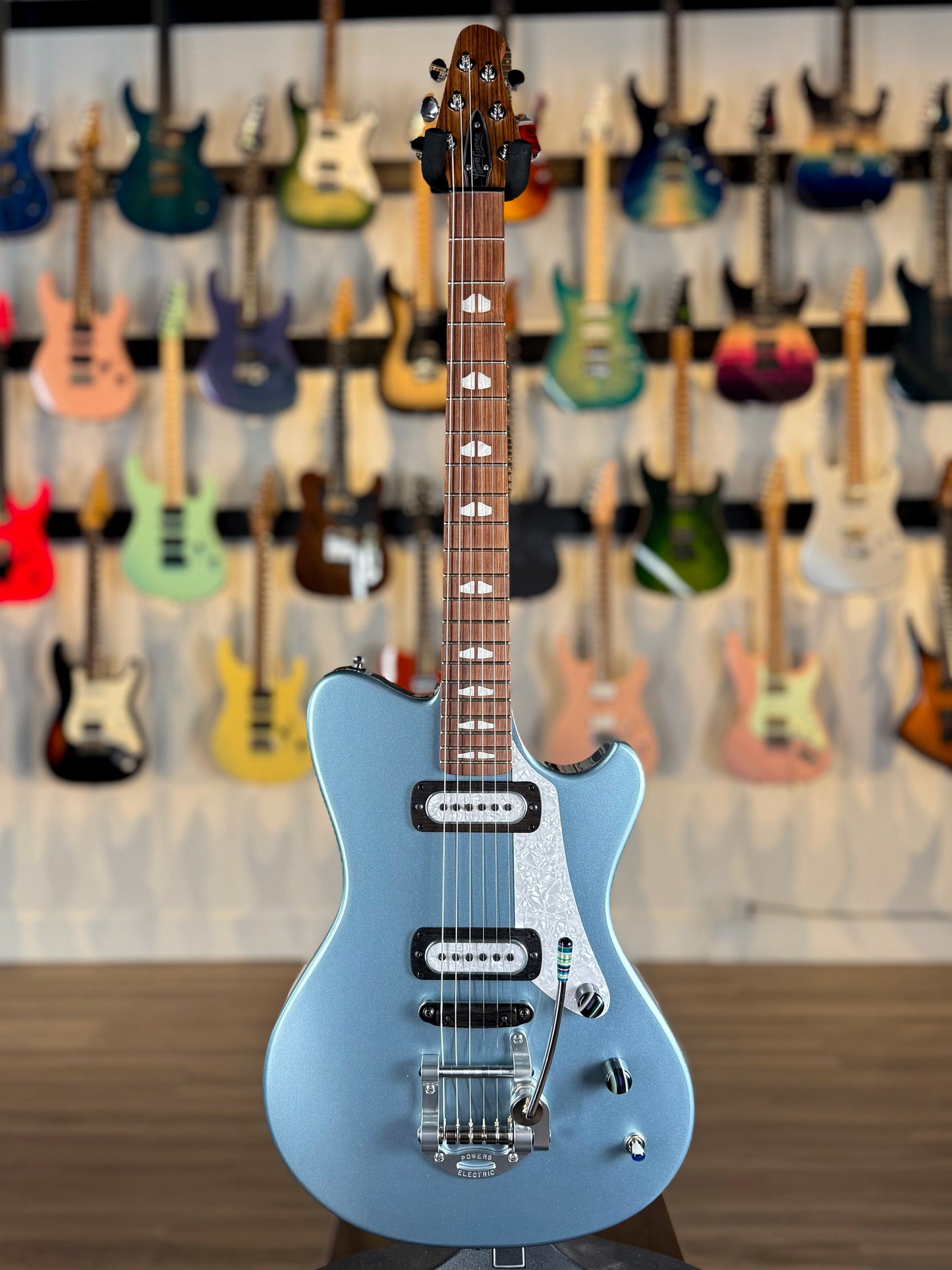 Powers Electric A-Type | Silver Blue Metallic