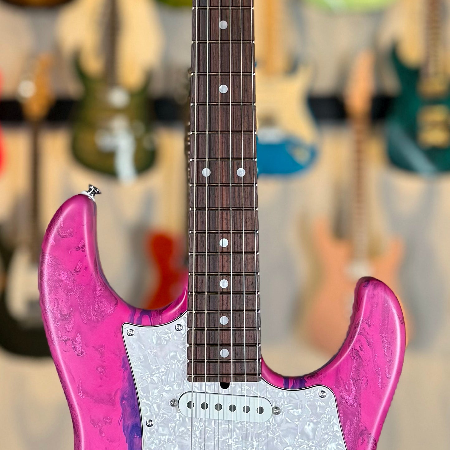 James Tyler Guitars Studio Elite HDX | Trans Fuchsia Over Antarctic Smear