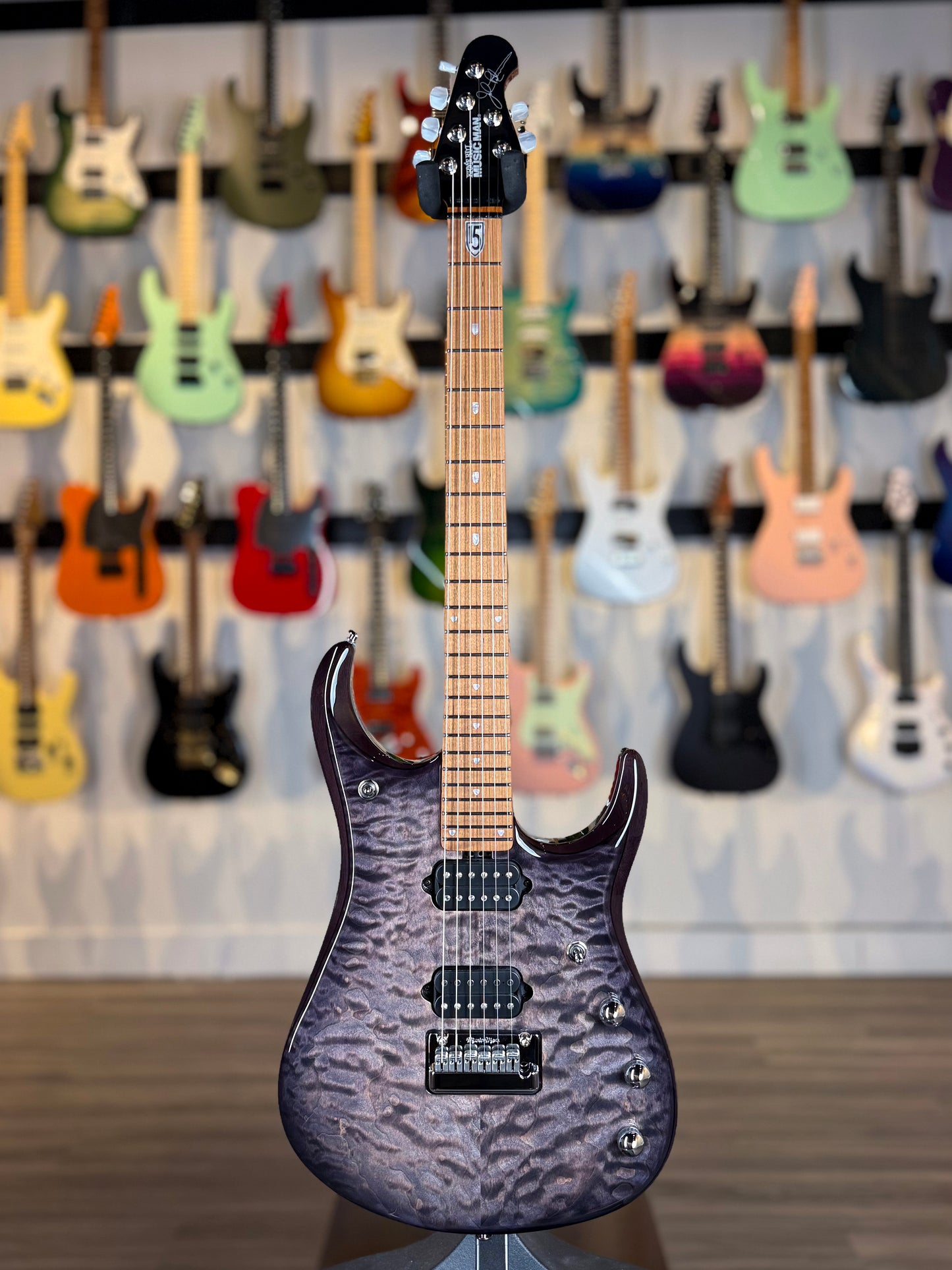 Ernie Ball Music Man JP15 | Custom Blackberry Quilt - 1 of 1