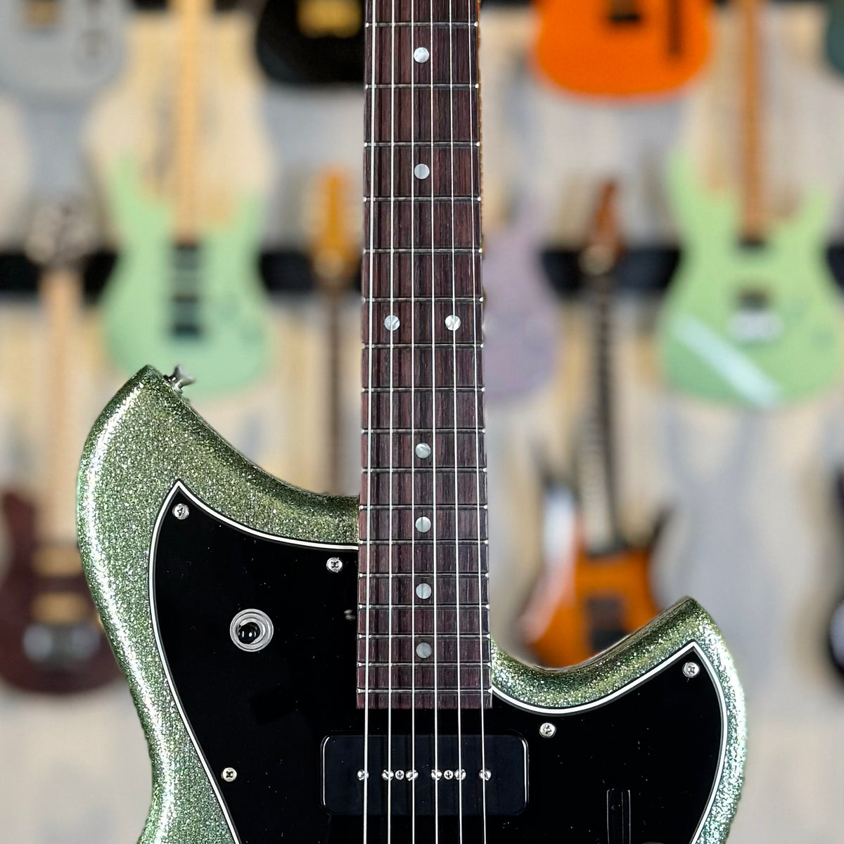 Novo Guitars Serus J Custom | Coke Bottle Green Sparkle