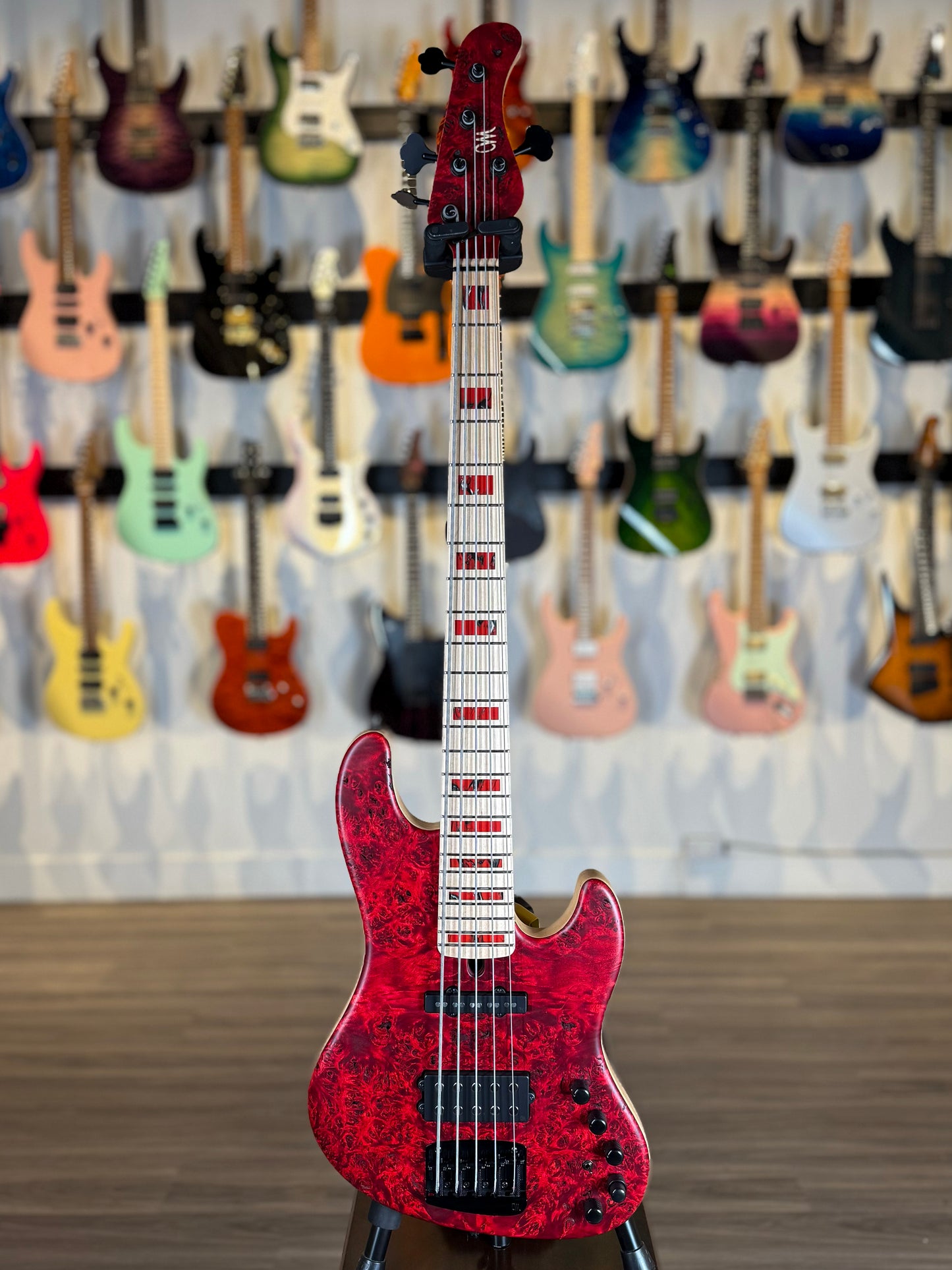 Mayones Jabba Custom 5 | Antique Red Raw