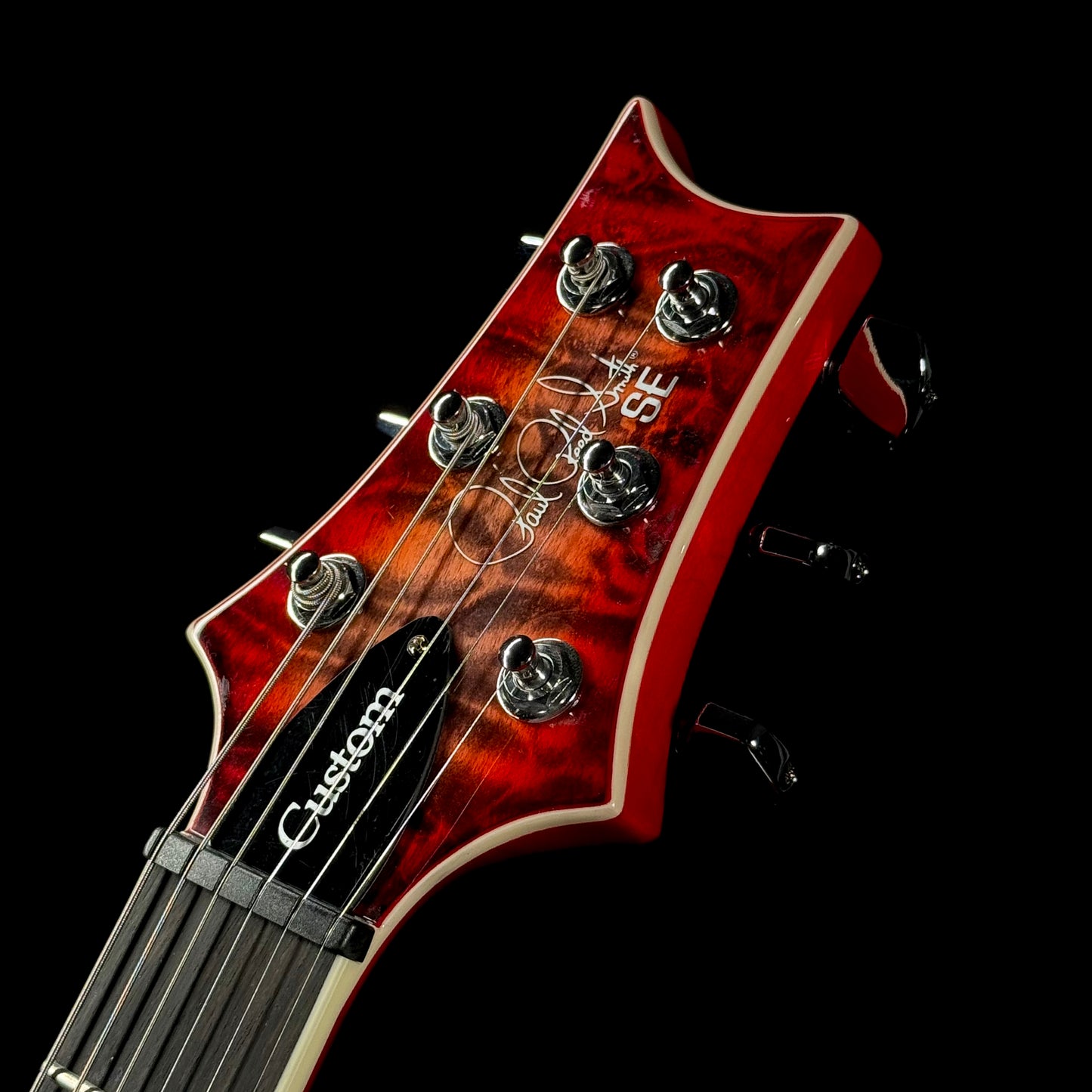 PRS SE Custom 24-08 Quilt | Charcoal Cherry Burst