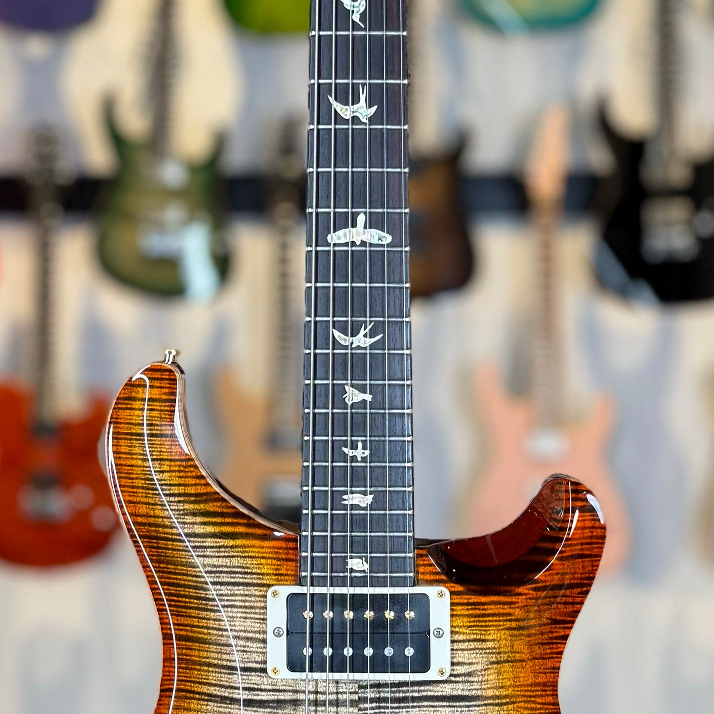 PRS Custom 24 "10 Top" Rosewood Neck | Burnt Maple Leaf (Pre-Owned)