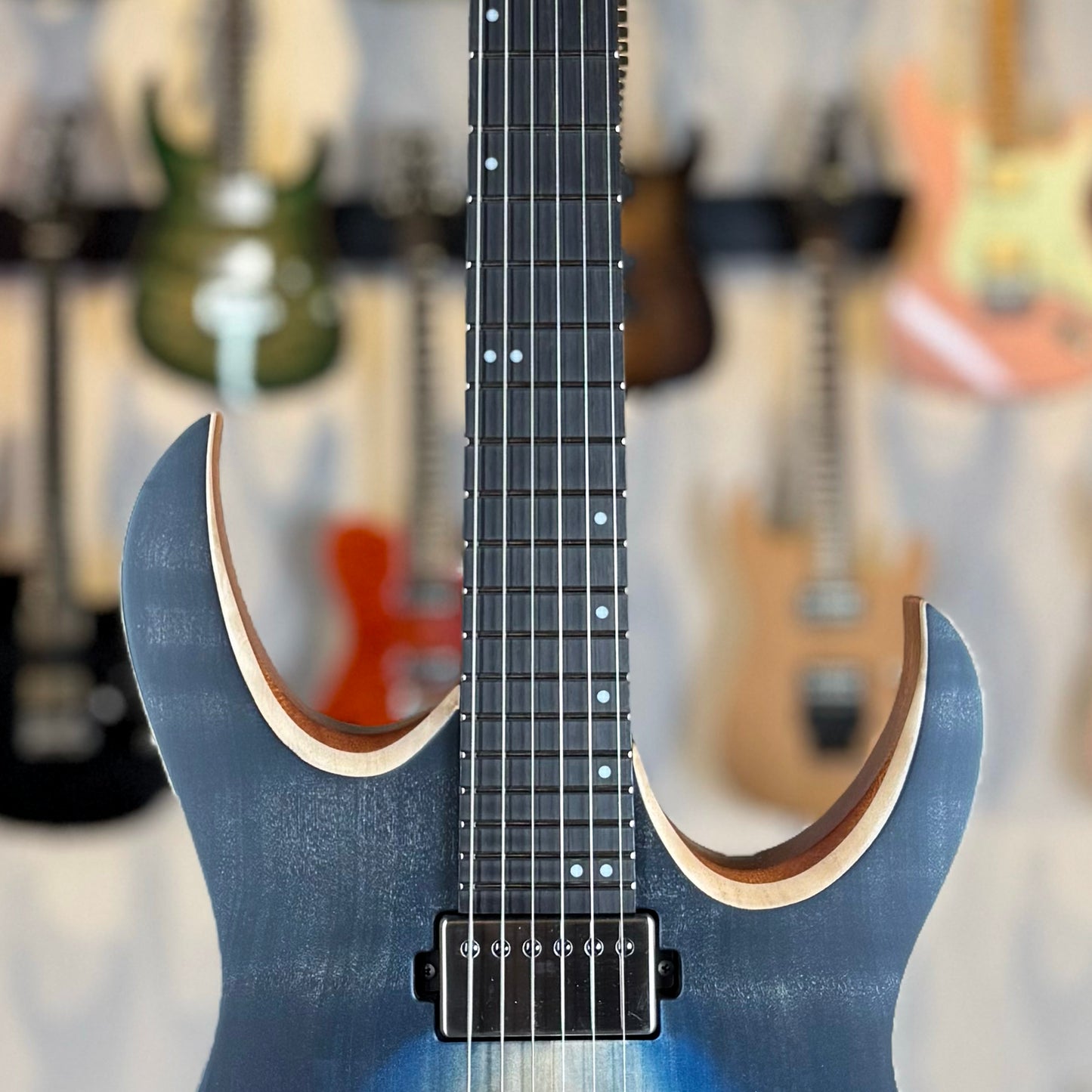 Mayones Duvell Elite 6 | Custom Color Blue Satin
