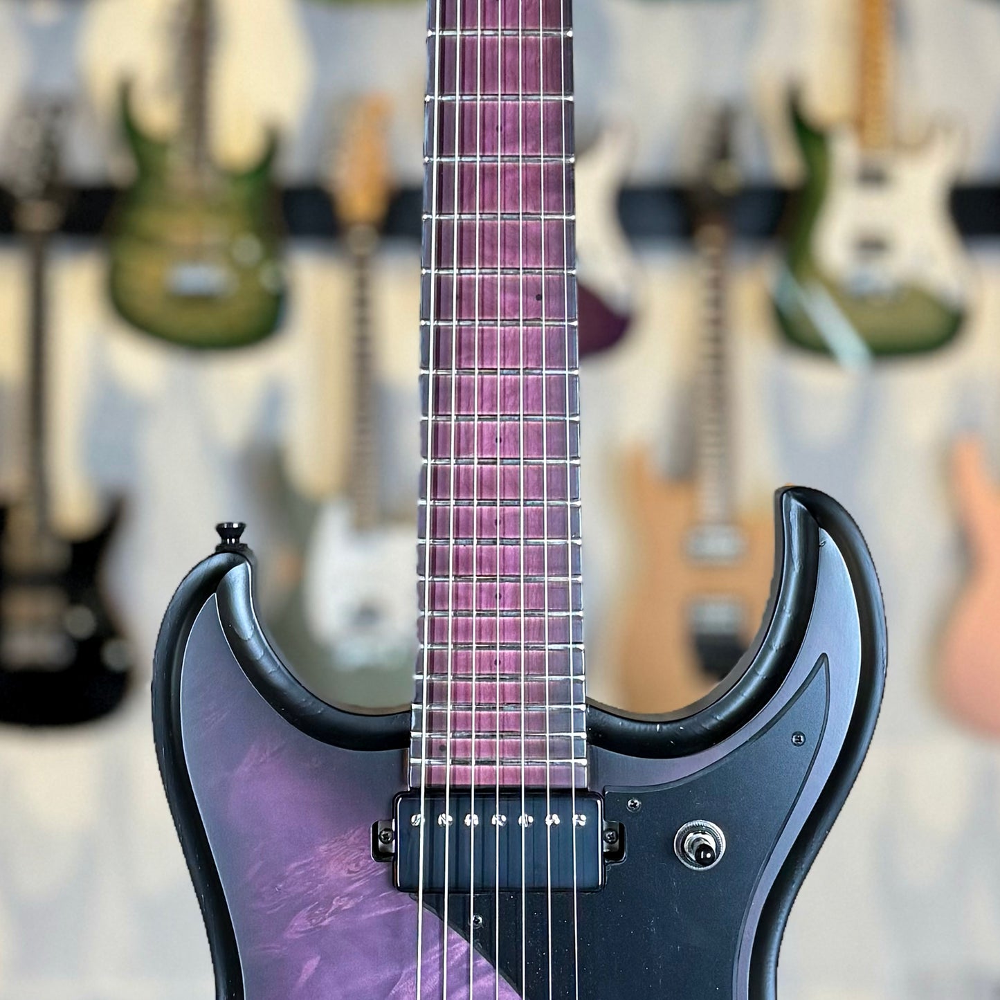Dunable Gnarwhal 7 String USA Custom Shop | Trans Purple Burst