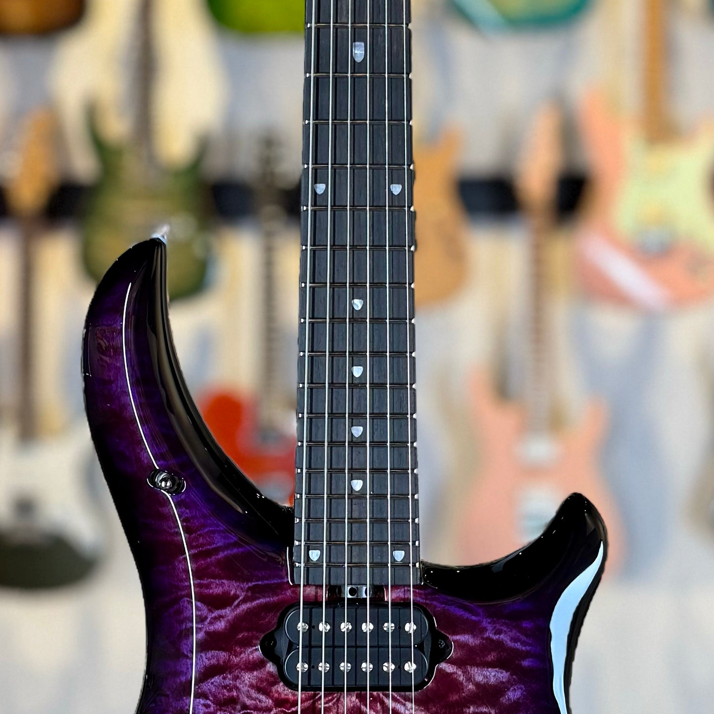 Ernie Ball Music Man Majesty 6 Premium Select | Purple Nebula II