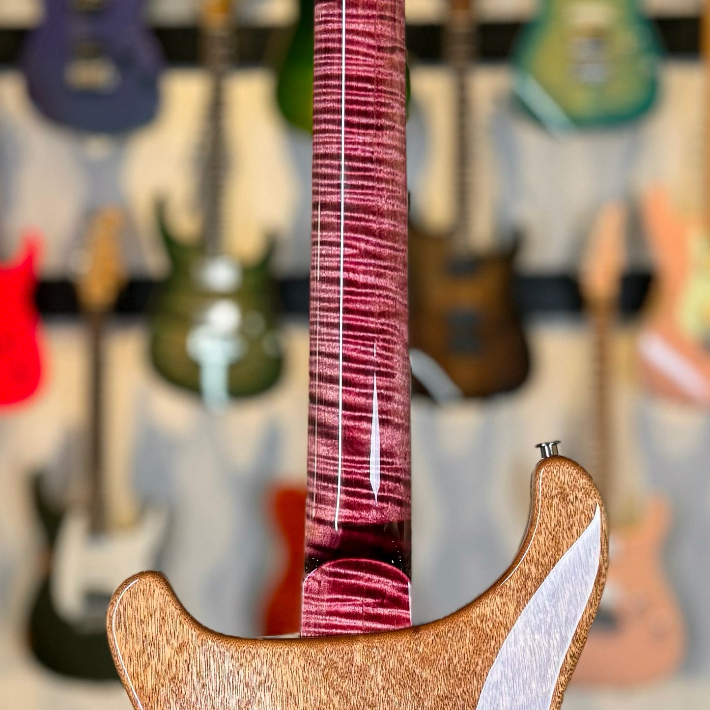 PRS Custom 24-08 "10 Top" Wood Library Limited Edition | Pomegranate/Natural Back