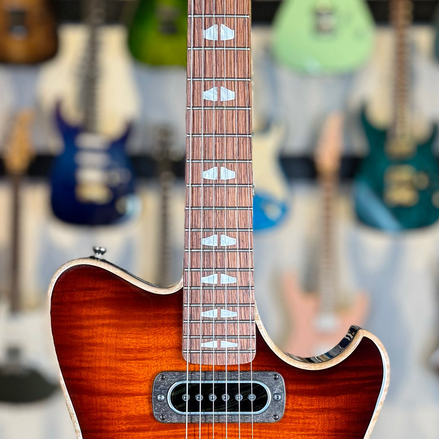 Powers Electric A-Type Select Maple Custom | Violin Burst (1 of 1)