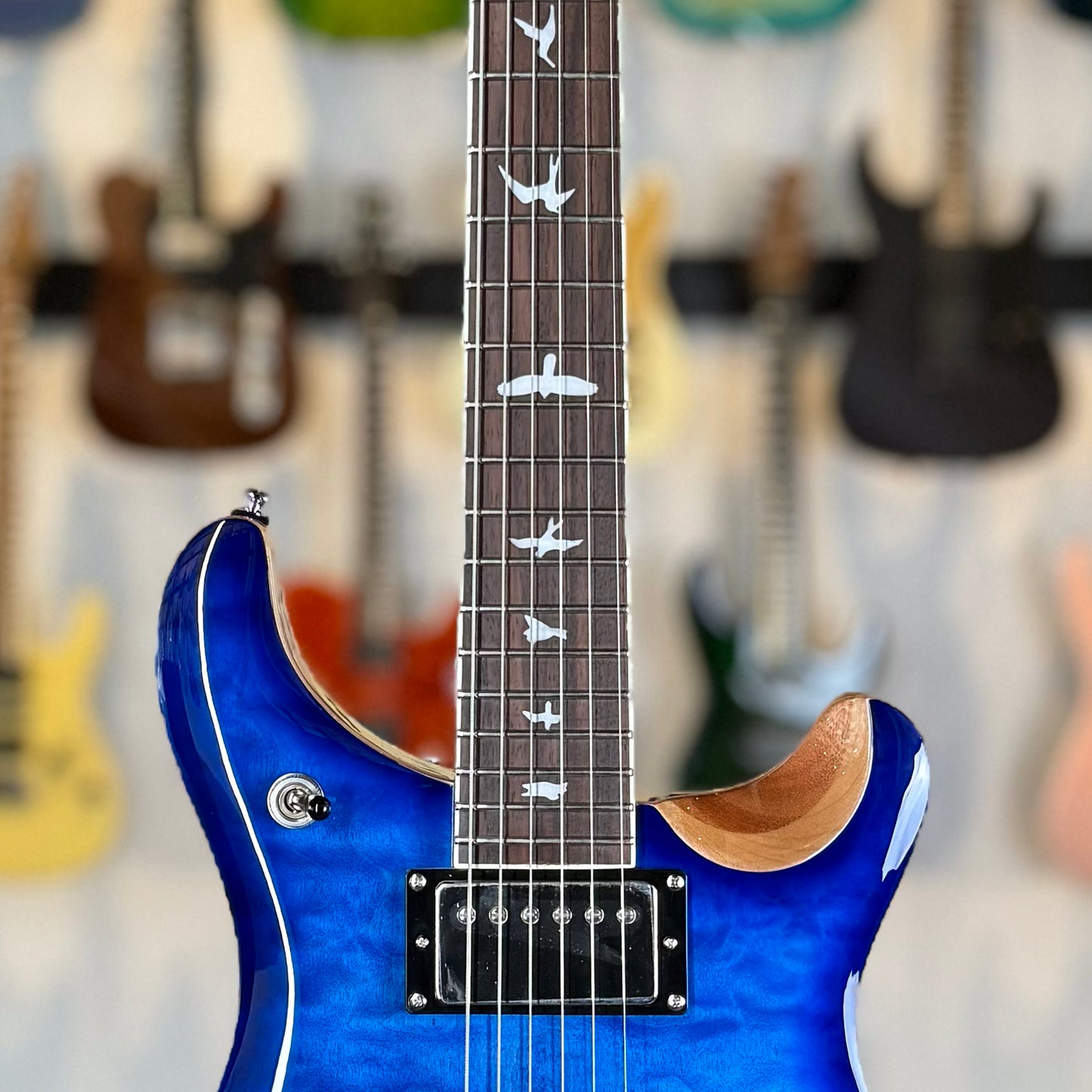 PRS SE McCarty 594 Quilt | Faded Blue Burst