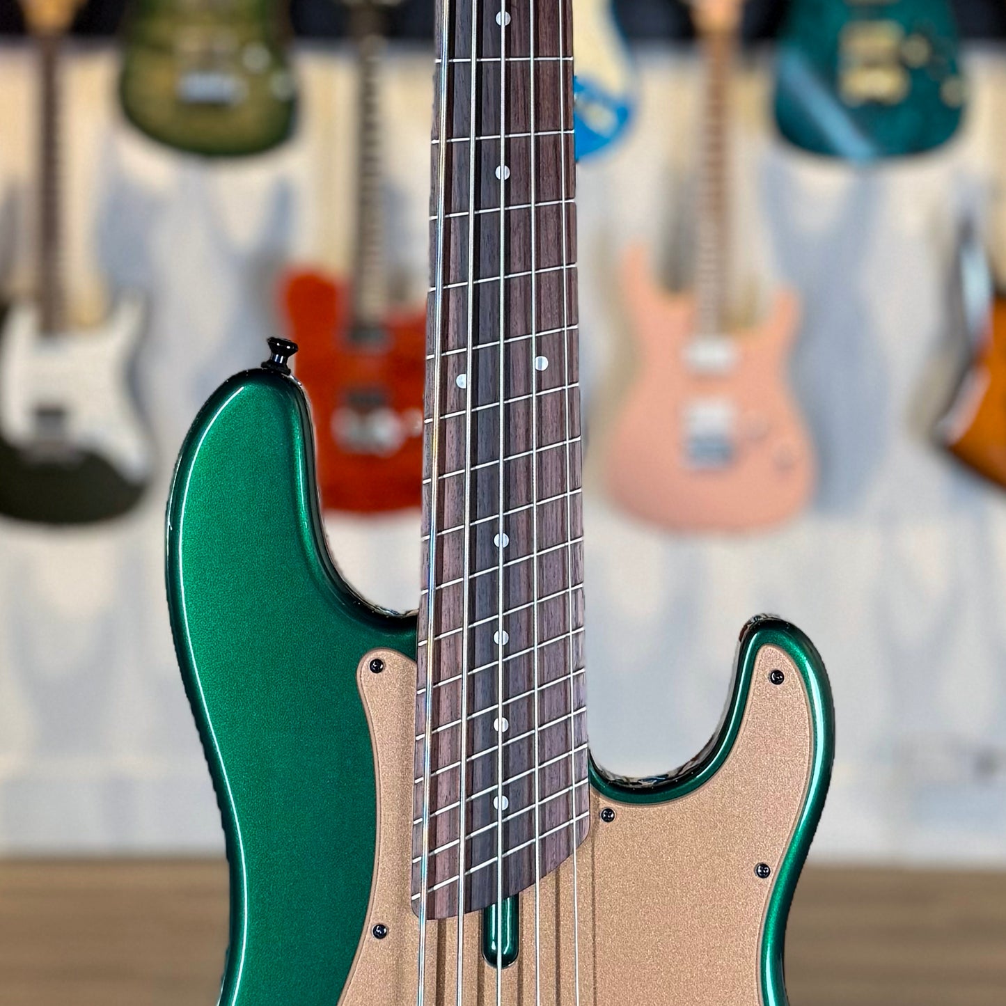 Dingwall Guitars SP1 5 String | Gloss Dark Candy Green