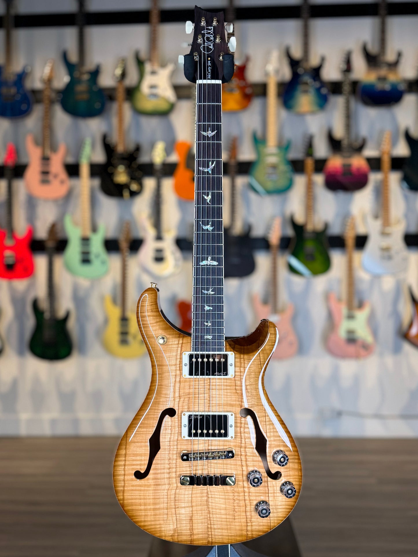 PRS McCarty 594 Hollowbody II "10 Top" Sprayer's Choice | Natural Burst