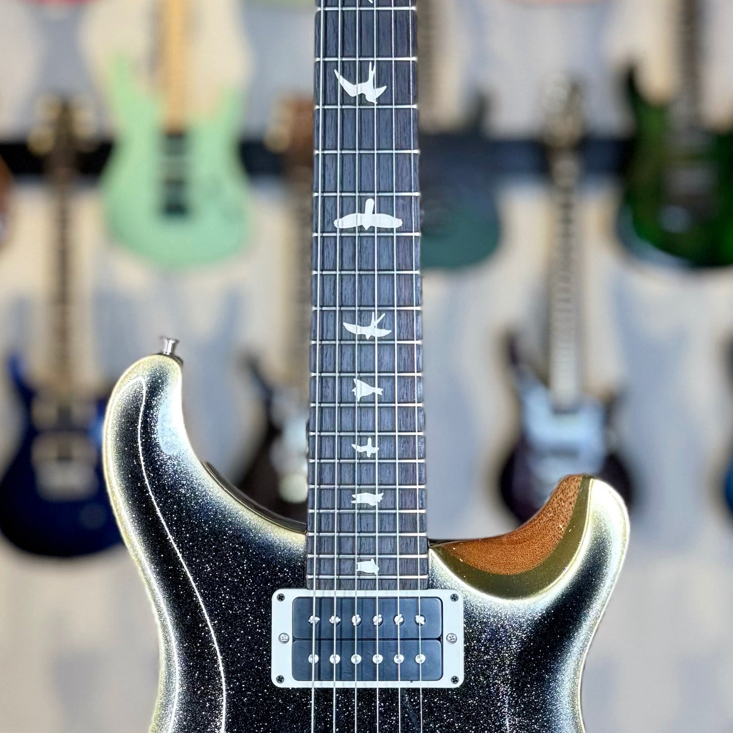 PRS CE 24 Sprayer's Choice | Black Gold Sparkle Gold Burst
