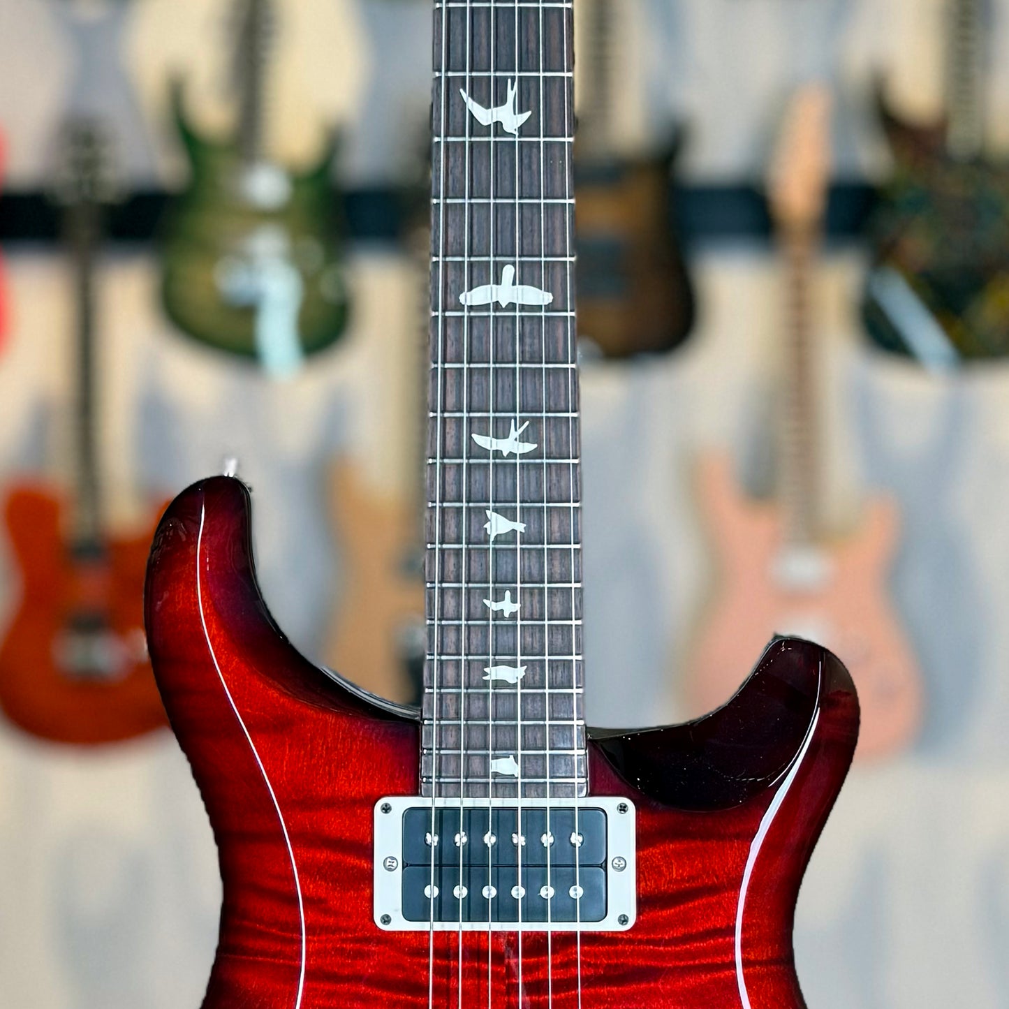 PRS S2 Custom 24 | Fire Red Burst